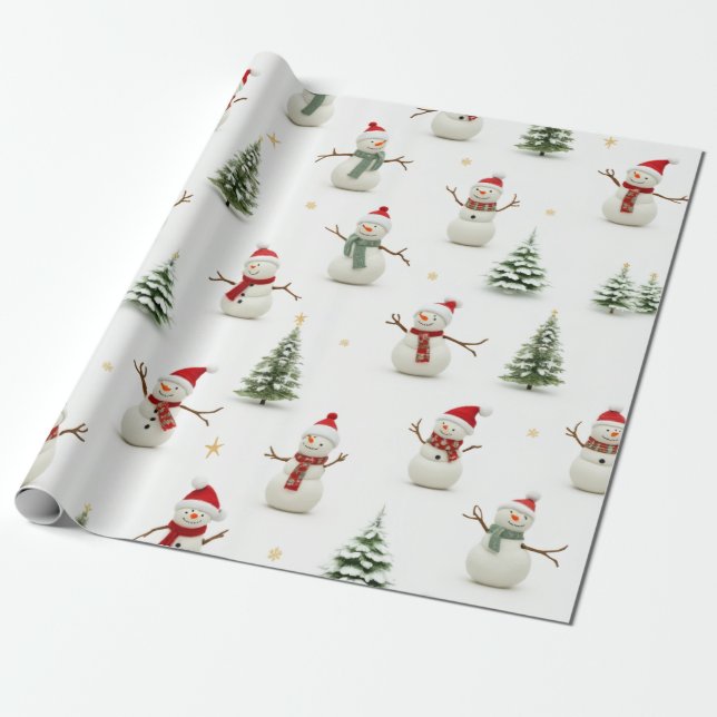 Weihnachtspapier Geschenkpapier (Ungerollt)