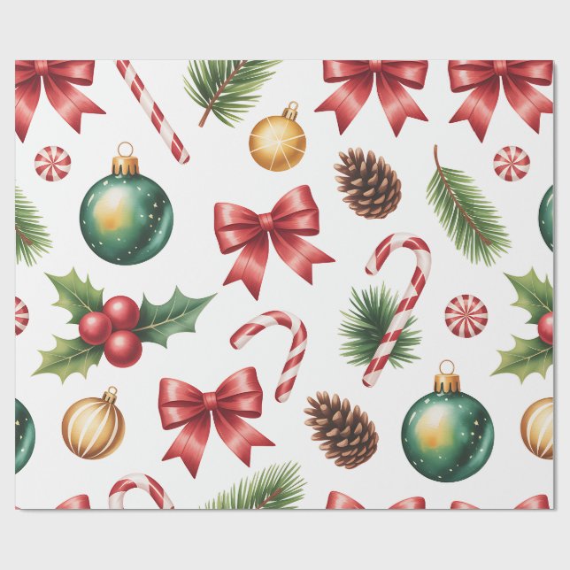 Weihnachtspapier Geschenkpapier (Flach)