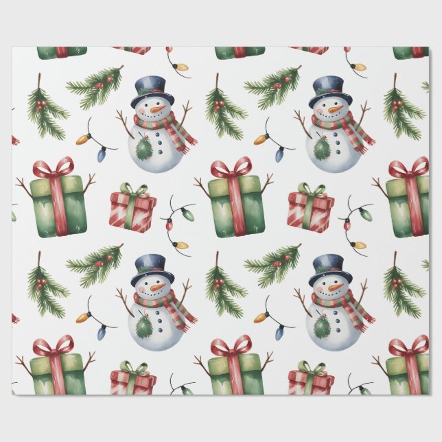 Weihnachtspapier Geschenkpapier (Flach)