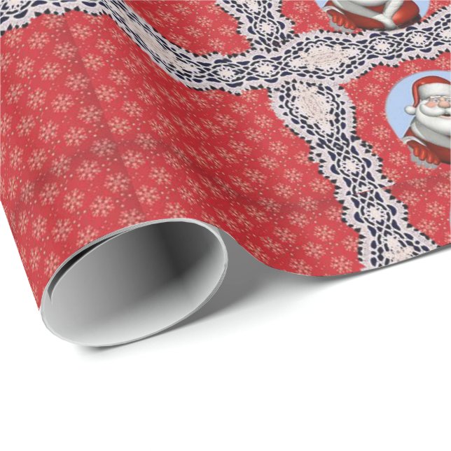 Weihnachtspapier Geschenkpapier (Rolleneckpunkt)