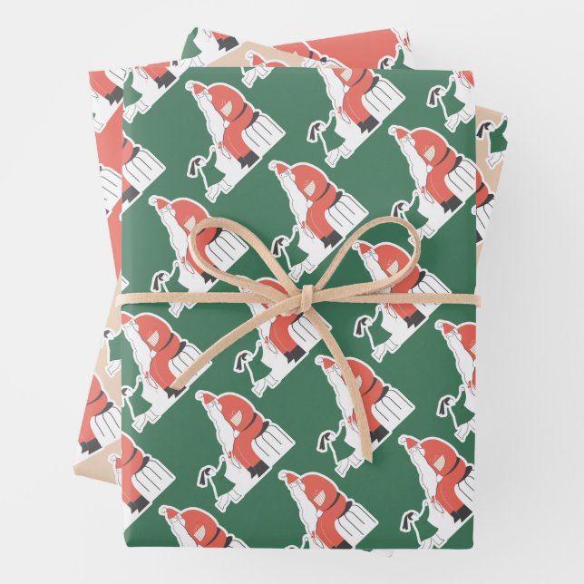 Weihnachtspapier Geschenkpapier Set (Beispiel)