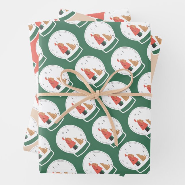 Weihnachtspapier Geschenkpapier Set (Beispiel)