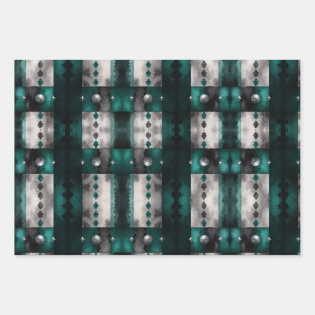 Weihnachtspapier Geschenkpapier Set (Vorderseite)