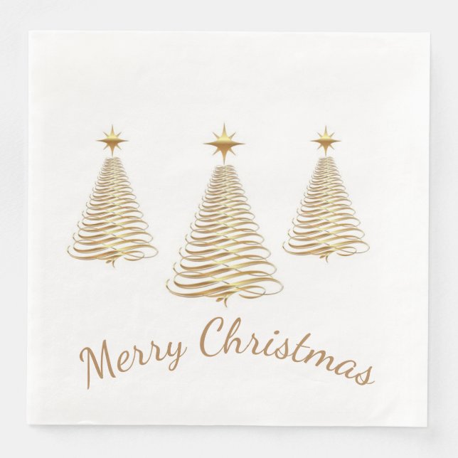 Weihnachtspapier Napkins Serviette (Vorderseite)