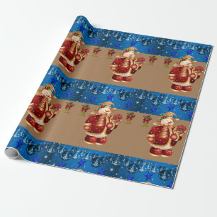 Weihnachtspapier Schneemann Geschenkpapier