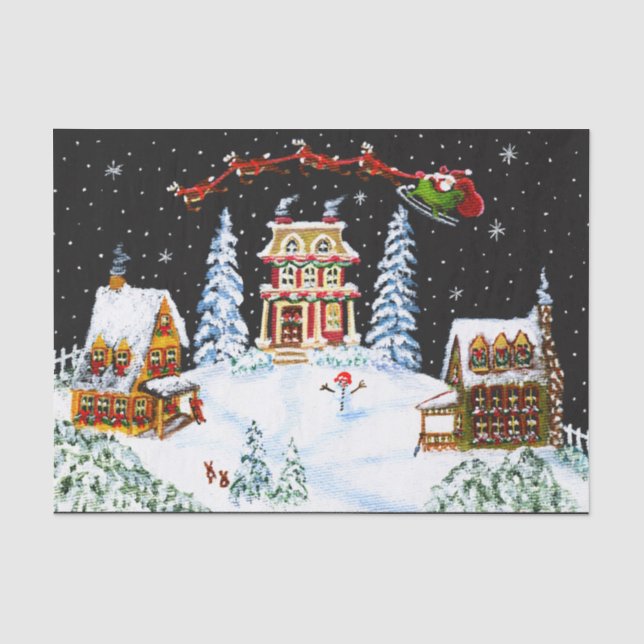 Weihnachtspapier Seidenpapier (Vorderseite)