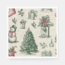 Weihnachtspapier-Serviette Serviette