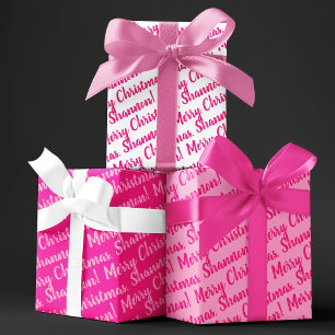 Weihnachtspapier-Set mit 3 Bögen Geschenkpapier Set