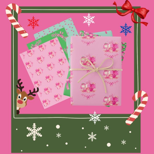 Weihnachtspapier-Trio  Geschenkpapier Set (Von Creator hochgeladen)
