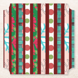 Weihnachtspapier-Untersetzer Untersetzer