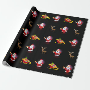 Weihnachtspapier Weihnachtsmann Geschenkpapier