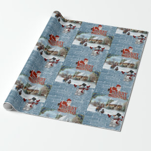 Weihnachtspapier Weihnachtsmann Geschenkpapier