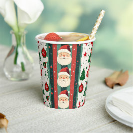 Weihnachtspapierbecher – Weihnachtsmann Pappbecher