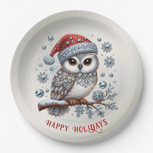 Weihnachtspapierplatte Pappteller (Vorderseite)