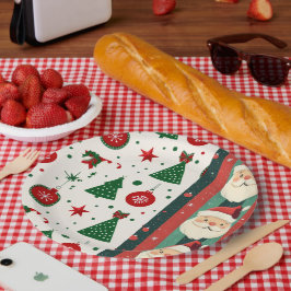 Weihnachtspapierteller – Weihnachtsmann & Weihnach Pappteller