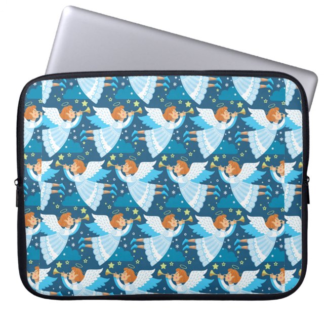 Weihnachtsparaphernalia. Illustration Laptopschutzhülle (Vorderseite)