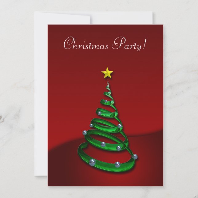 WeihnachtsParty Einladung (Vorderseite)