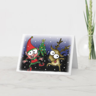 WeihnachtsParty Feiertagskarte