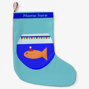 WeihnachtsParty Goldfish Custom Strumpf Kleiner Weihnachtsstrumpf