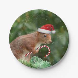 Weihnachtsparty Teller