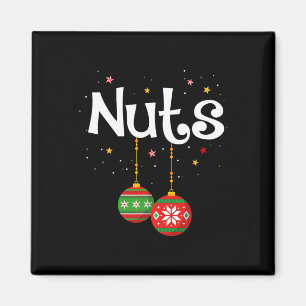 Weihnachtspass Matching Couple Family Chestnut Män Magnet