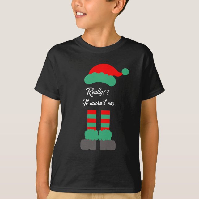 Weihnachtspenden | Funny, das war nicht ich T-Shirt (Vorderseite)