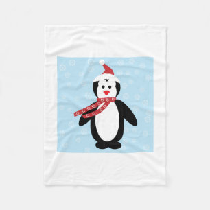 WeihnachtsPenguin in der Fleecedecke