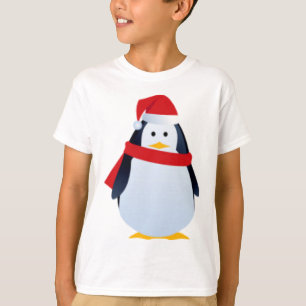 WeihnachtsPenguin in einer Weihnachtsmannmütze T-Shirt