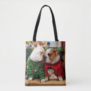 Weihnachtspersonal in den Süßen Tasche