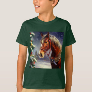 Weihnachtspferd 1 T-Shirt