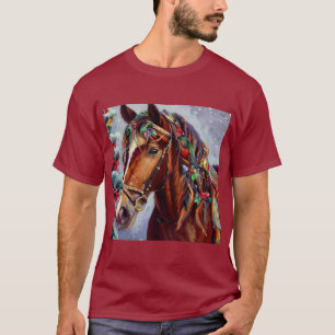 Weihnachtspferd 2 T-Shirt