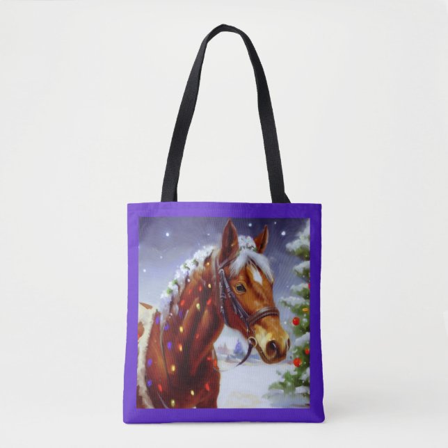 Weihnachtspferd 3 tasche (Vorderseite)
