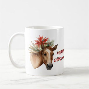 Weihnachtspferd Kaffeetasse