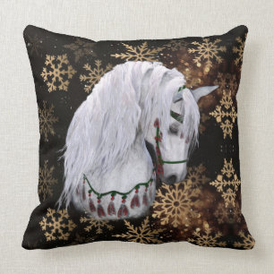 Weihnachtspferd Kissen