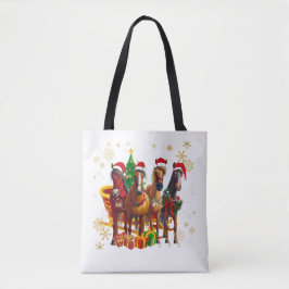 Weihnachtspferd Lover Tasche
