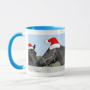 Weihnachtspferd & Pony Tasse