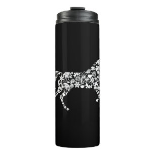 Weihnachtspferd Thermosbecher
