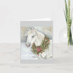 Weihnachtspferd von Sherry Karte