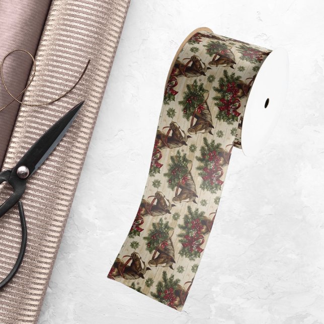 Weihnachtspferde Satinband (Von Creator hochgeladen)