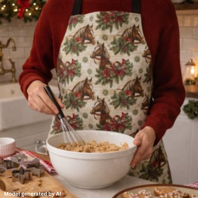 Weihnachtspferde Schürze (Von Creator hochgeladen)