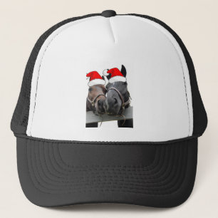 Weihnachtspferde Truckerkappe