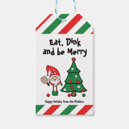 Weihnachtspickleball Geschenkanhänger