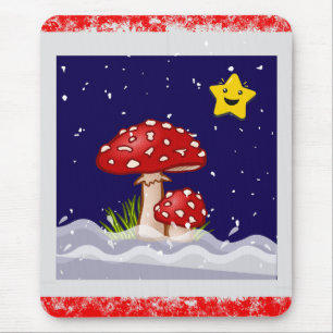 Weihnachtspilze Mousepad
