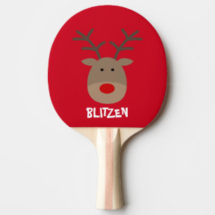Weihnachtspingpaddel für Tischtennis Schläger