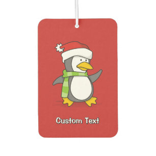 Weihnachtspinguin im Schnee Autolufterfrischer