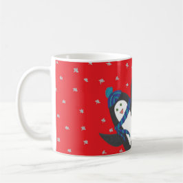 Weihnachtspinguin Kaffeetasse