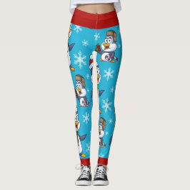 Weihnachtspinguin Leggings