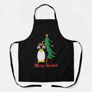 Weihnachtspinguin Schürze