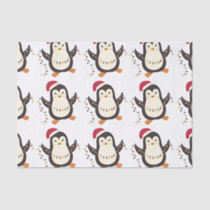 Weihnachtspinguin Seidenpapier