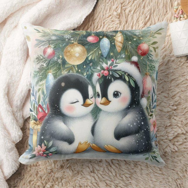 Weihnachtspinguine 6 kissen (Decke)
